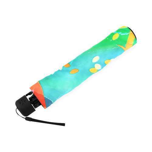 Watercolor Fall Forest Foldable Umbrella (Model U01)