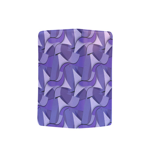 Ultra Violet Abstract Waves Men's Clutch Purse （Model 1638）