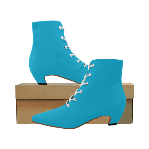 sky blue booties