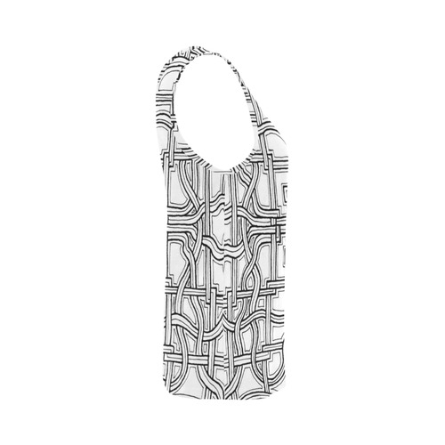 The Maze All Over Print Tank Top for Women (Model T43)