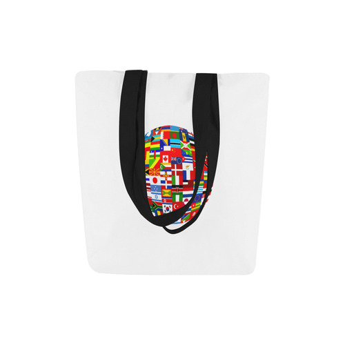 International Travel Flag World Canvas Tote Bag (Model 1657)