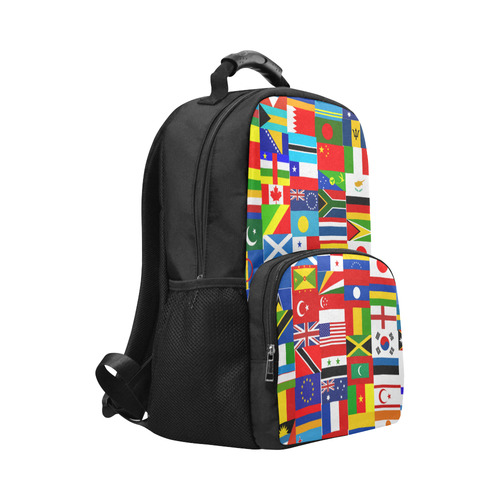 World Flag Montage Unisex Laptop Backpack (Model 1663)