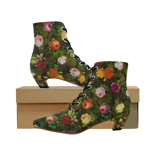 Vintage Wallpaper - Colored Roses Pattern I