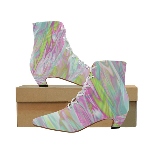 Pastel Iridescent Marble Waves Pattern