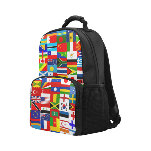 World Flag Montage Unisex Laptop Backpack (Model 1663)