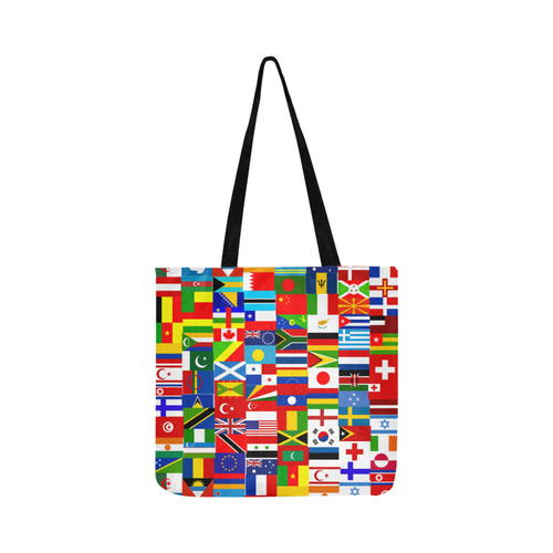 World Flag Montage Reusable Shopping Bag Model 1660 (Two sides)