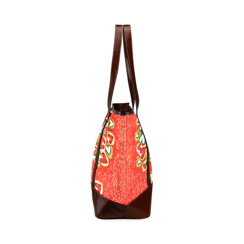 Watercolor Love Tree Tote Handbag (Model 1642)