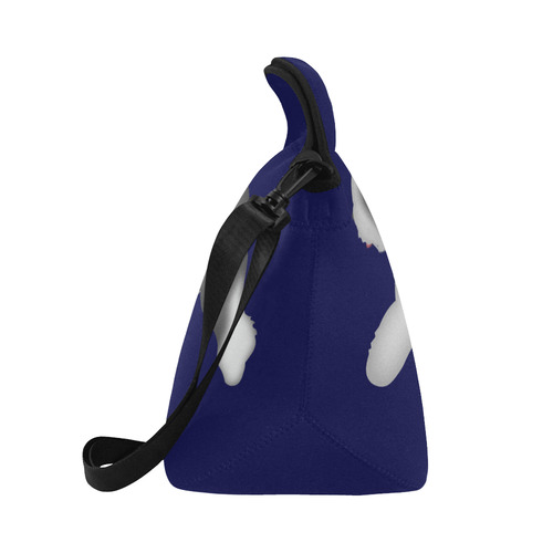 sheepdog_walk03 Neoprene Lunch Bag/Large (Model 1669)