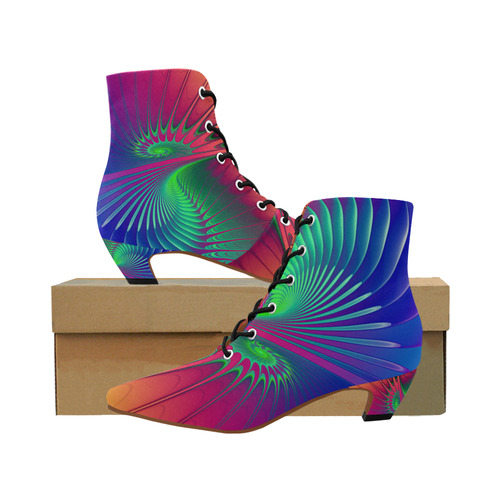 PSYCHEDELIC FRACTAL SPIRAL - Neon Colored