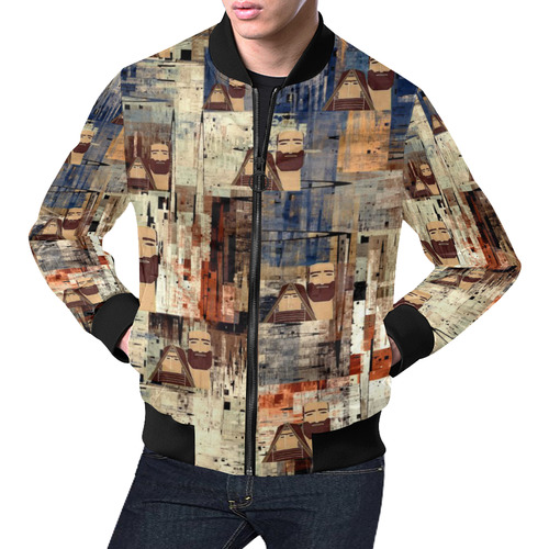 tatik-papik  տատիկ-պապիկ All Over Print Bomber Jacket for Men (Model H19)