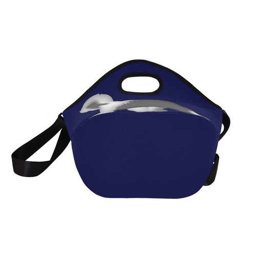 sheepdog_walk03 Neoprene Lunch Bag/Large (Model 1669)