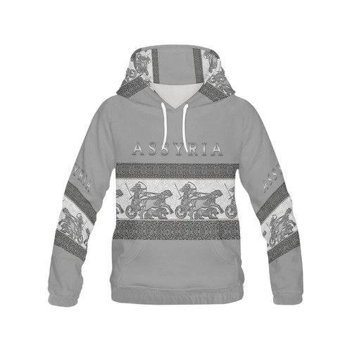 Assyrian warrior Hoodi All Over Print Hoodie for Men/Large Size (USA Size) (Model H13)