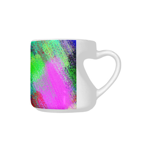 Colors and joy 3 by FeelGood Heart-shaped Mug(10.3OZ)