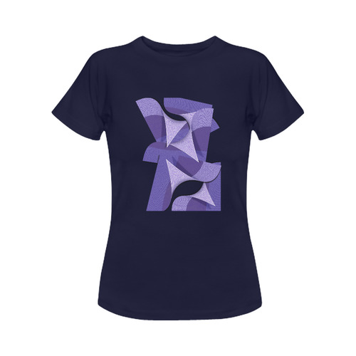 Ultra Violet Abstract Women's Classic T-Shirt (Model T17）