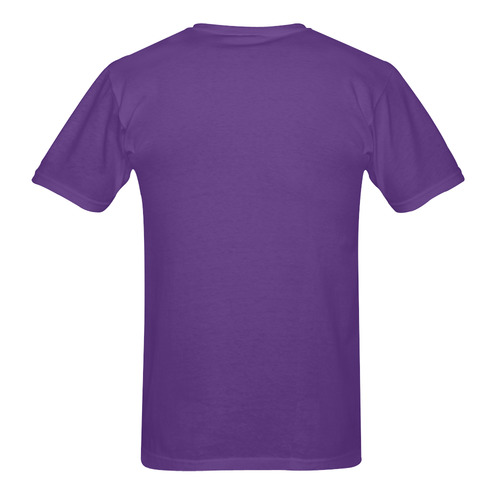 Ultra Violet Abstract Men's T-Shirt in USA Size (Two Sides Printing)