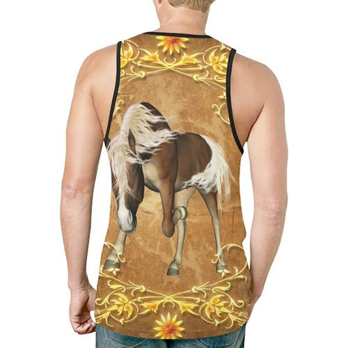 Wonderful brown horse New All Over Print Tank Top for Men (Model T46)