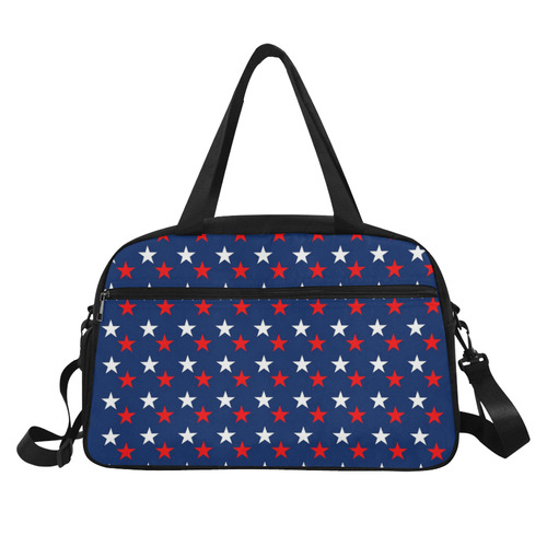 STARS RED AND WHITE Fitness Handbag (Model 1671)