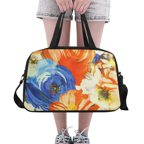 FLOWER POWER-3344 Fitness Handbag (Model 1671)