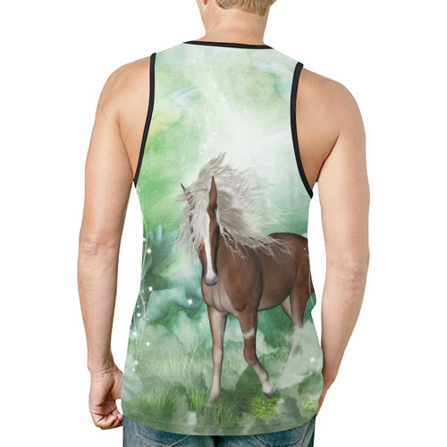 Horse in a fantasy world New All Over Print Tank Top for Men (Model T46)