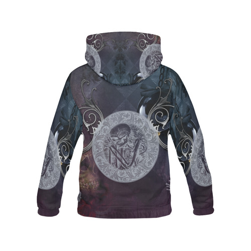 Amazing skeleton All Over Print Hoodie for Men/Large Size (USA Size) (Model H13)