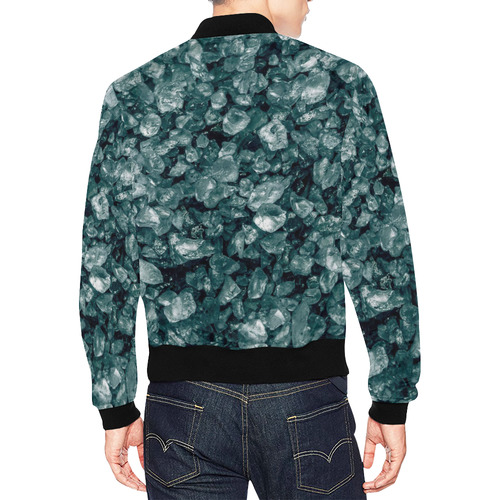 small sparkling pebbles (2)by JamColors All Over Print Bomber Jacket for Men (Model H19)