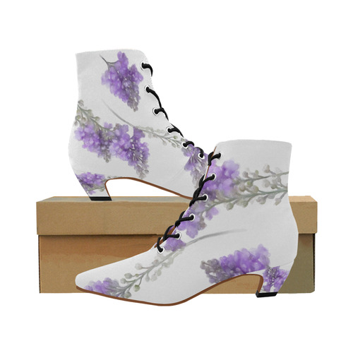 lavender low heels