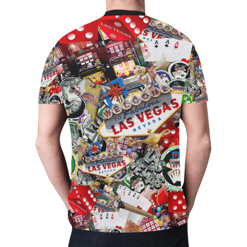 Las Vegas Icons - Gamblers Delight New All Over Print T-shirt for Men (Model T45)