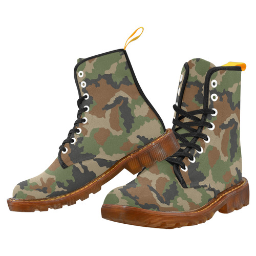 woodland camouflage pattern Martin Boots For Men Model 1203H