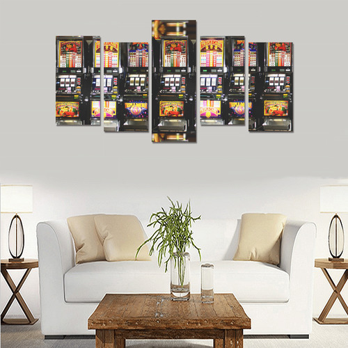 Lucky Slot Machines - Dream Machines Canvas Print Sets E (No Frame)