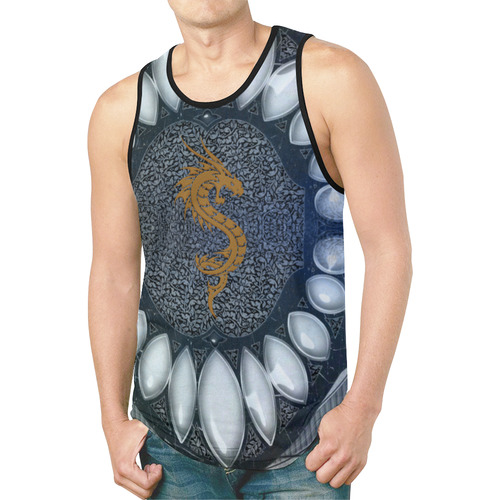 Chinese dragon New All Over Print Tank Top for Men (Model T46)