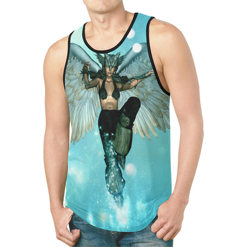 Wonderful angel in the sky New All Over Print Tank Top for Men (Model T46)