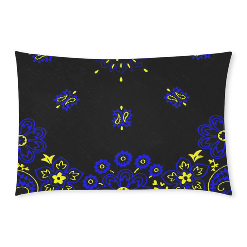 blue yellow bandana version 1 3-Piece Bedding Set