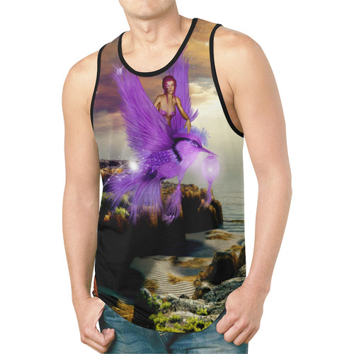 Wonderful fairy with bird