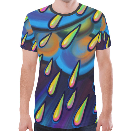Heavy Rain Cloud Painting New All Over Print T-shirt for Men (Model T45)