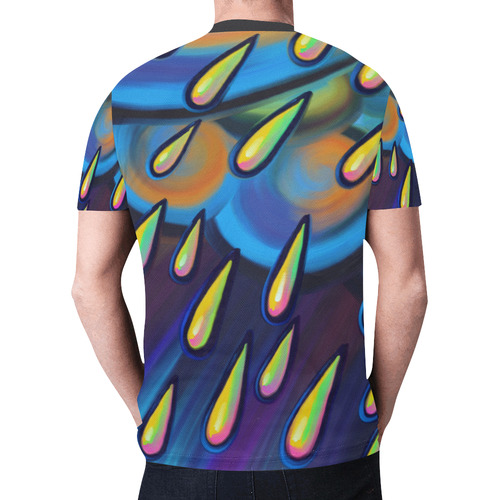 Heavy Rain Cloud Painting New All Over Print T-shirt for Men (Model T45)