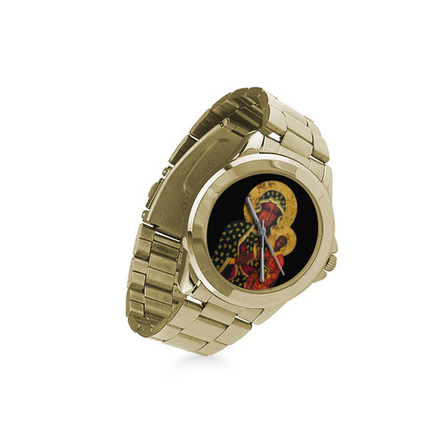Our Lady of Czestochowa Custom Gilt Watch(Model 101)