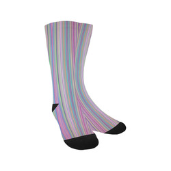 Broken TV screen rainbow Trouser Socks