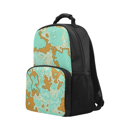 Unique abstract pattern mix 2F by FeelGood Unisex Laptop Backpack (Model 1663)