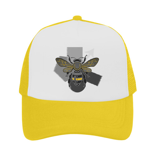 YELLOW TRIM BEE CONCEPT Trucker Hat
