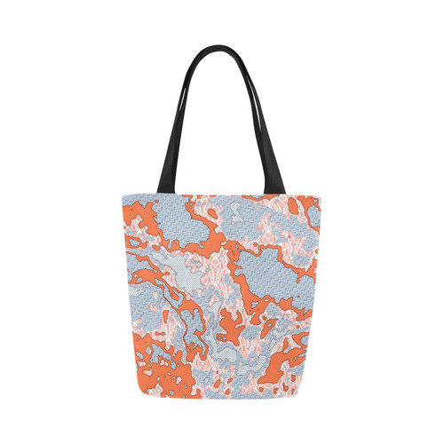 Unique abstract pattern mix 2E by FeelGood Canvas Tote Bag (Model 1657)