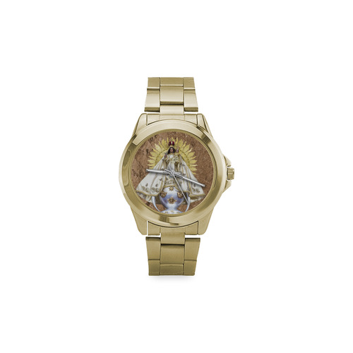 Our Lady of Charity of El Cobre - Blessed Virgin Mary - Catholic gift Custom Gilt Watch(Model 101)