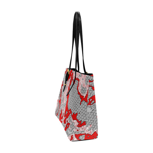 Unique abstract pattern mix 2A by FeelGood Euramerican Tote Bag/Large (Model 1656)