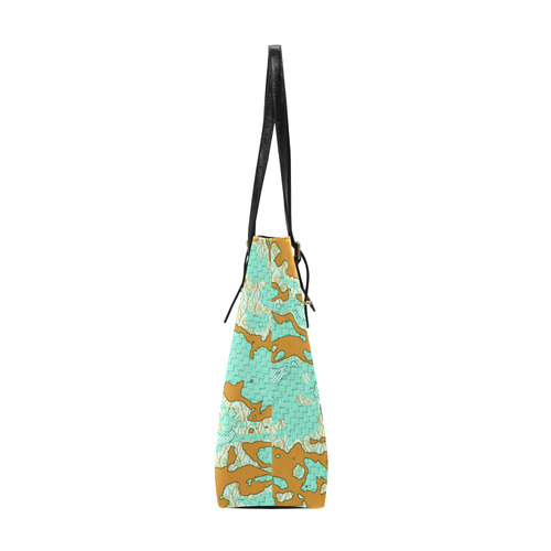 Unique abstract pattern mix 2F by FeelGood Euramerican Tote Bag/Small (Model 1655)