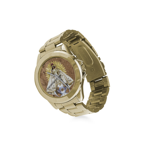 Our Lady of Charity of El Cobre - Blessed Virgin Mary - Catholic gift Custom Gilt Watch(Model 101)