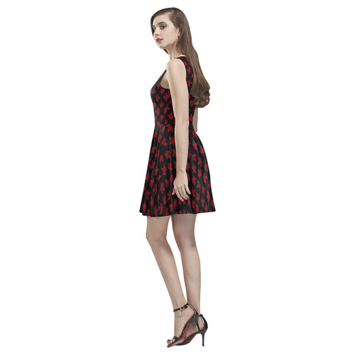 Cool Canada Dresses - Short Thea Sleeveless Skater Dress(Model D19)