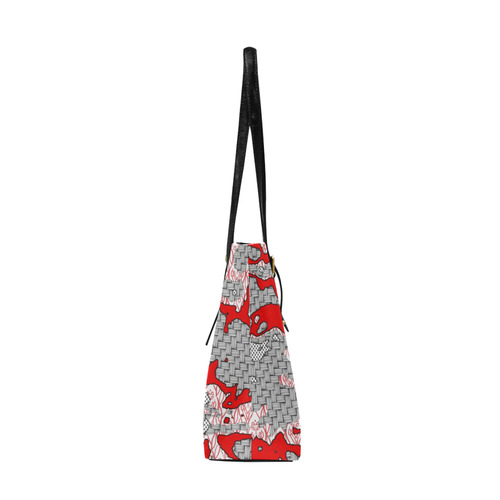 Unique abstract pattern mix 2A by FeelGood Euramerican Tote Bag/Large (Model 1656)