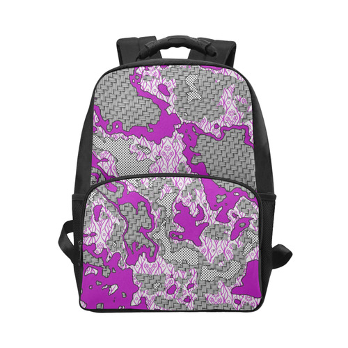 Unique abstract pattern mix 2D by FeelGood Unisex Laptop Backpack (Model 1663)