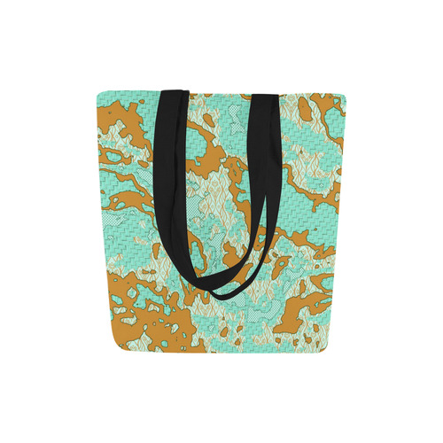 Unique abstract pattern mix 2F by FeelGood Canvas Tote Bag (Model 1657)