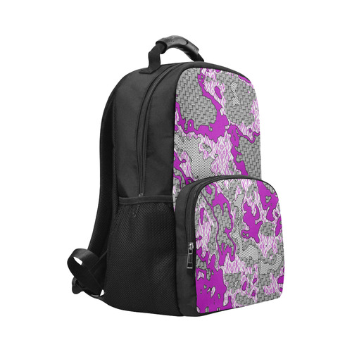 Unique abstract pattern mix 2D by FeelGood Unisex Laptop Backpack (Model 1663)