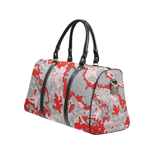 Unique abstract pattern mix 2A by FeelGood New Waterproof Travel Bag/Small (Model 1639)